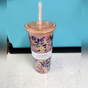 Vera Bradley Tumbler Paradise Coral NWT